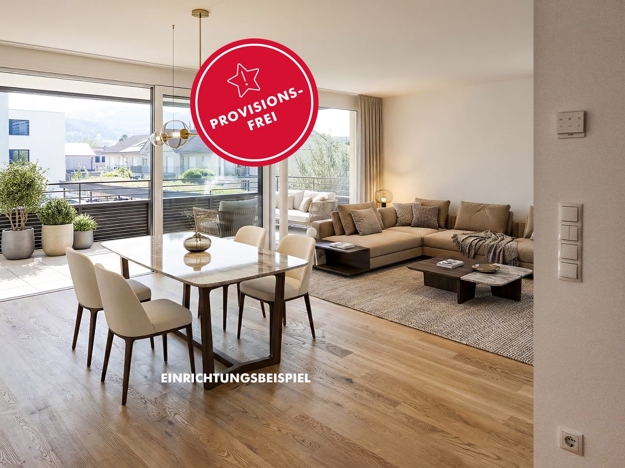 Erstbezug! Hochwertig ausgestattete 4-Zimmerwohnung mit großer Terrasse