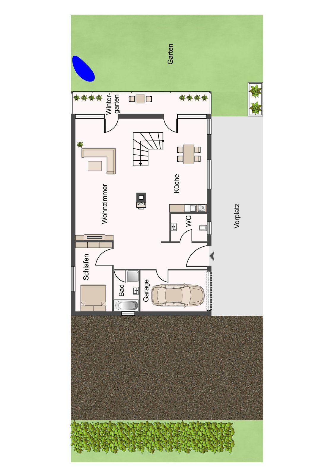 Bungalow mit traumhaftem Wintergarten in ruhiger Wohngegend – 18