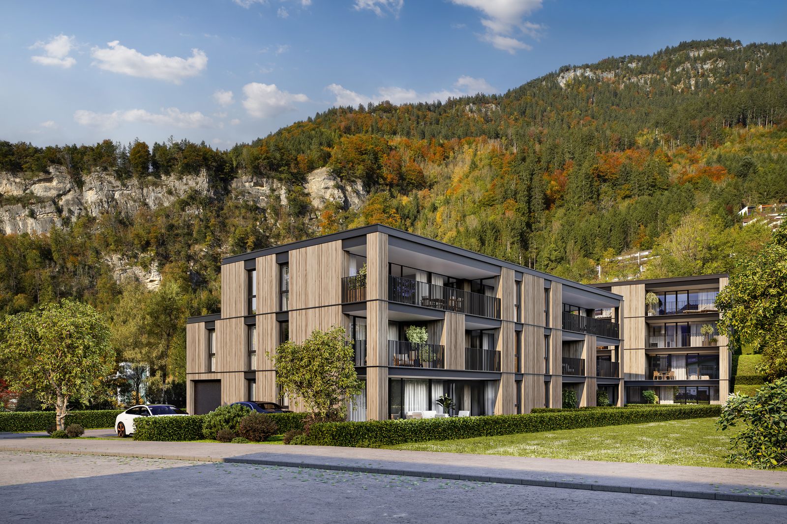 Moderne 3-Zimmer-Dachgeschosswohnung mit Terrasse in grüner Oase – 2