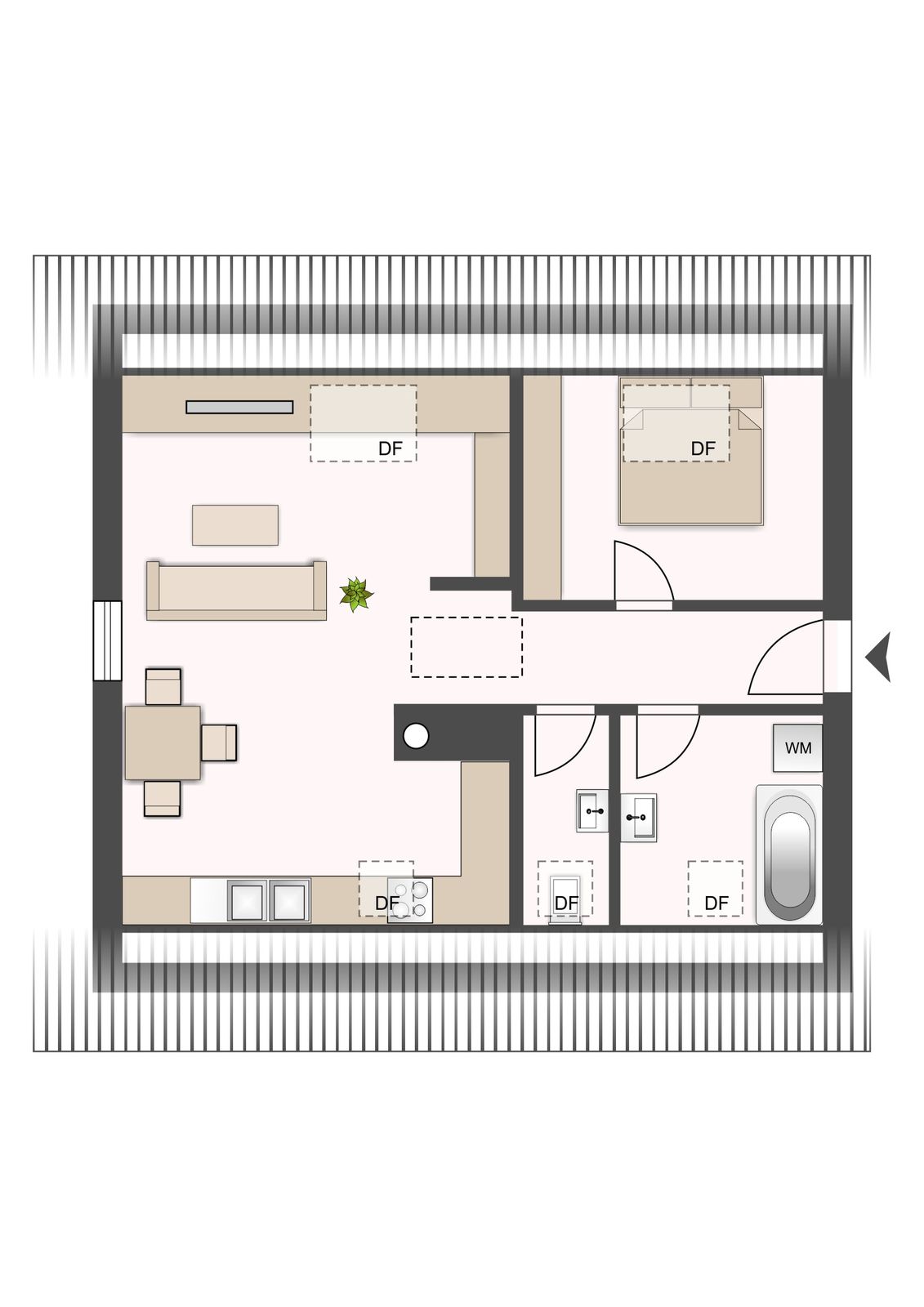 Gemütliche Dachgeschosswohnung in zentraler Lage – 13
